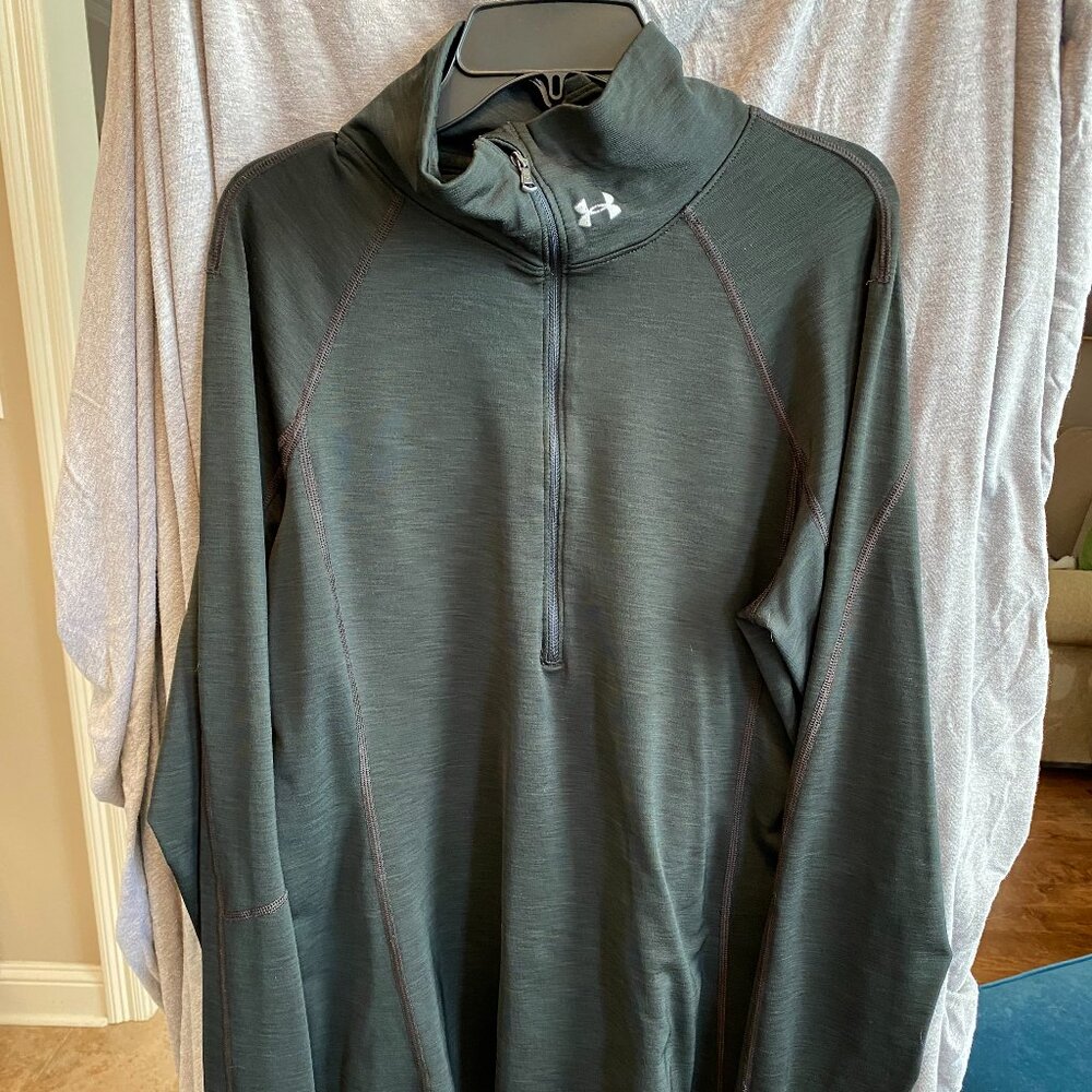 Under Armour Jacket Women’s Small Heat Gear Zip Pullover Dri-fit Lightweight MED - Picture 1 of 5